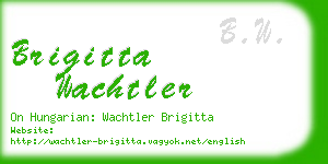 brigitta wachtler business card